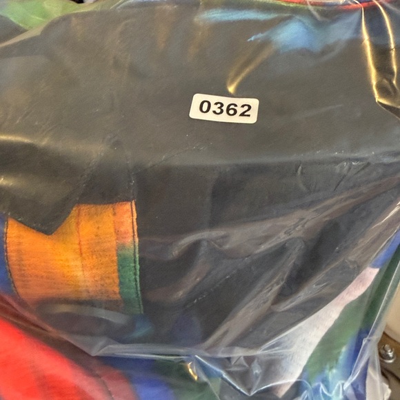 Ali Miles NWT Multicolor Abstract Print Jacket Large Black Buttons Size 1X Artsy - Picture 13 of 13